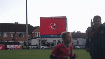 Big Screen GIF by Fleetwood Town Football Club