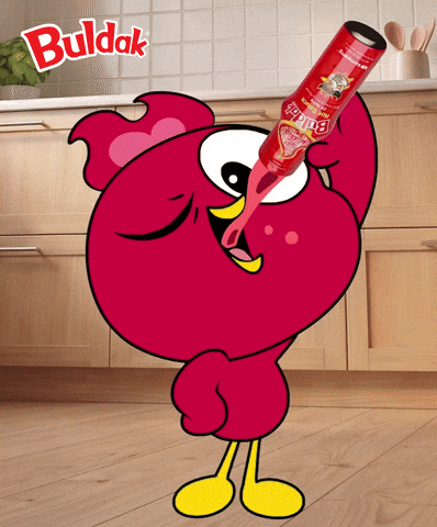 Spicy Food Drinking GIF