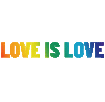 Love Is Love Pride Sticker by Peoples Jewellers