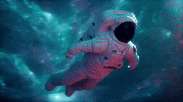 Flying Space Suit GIF