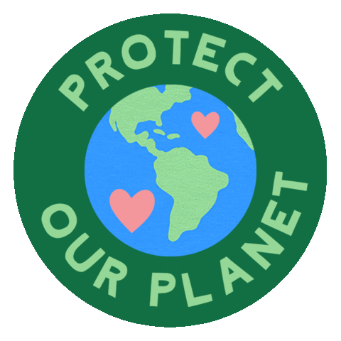 Earth Protect Sticker by Melanie Johnsson