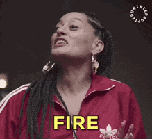 Tracee Ellis Ross Fire GIF by Uninterrupted