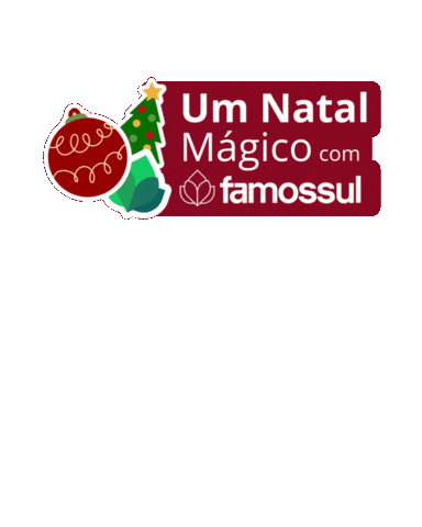 Natal Sticker by Famossul