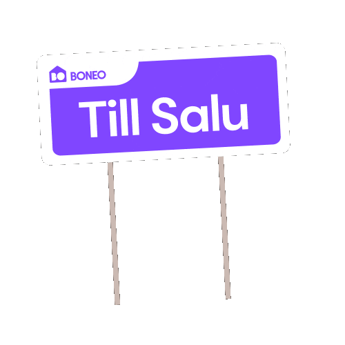 Villa Skylt Sticker by Boneo