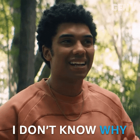 I Dont Know Why Chance Perdomo GIF by Amazon Prime Video