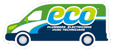 Eco Plumbers, Electricians, and HVAC Technicians Sticker