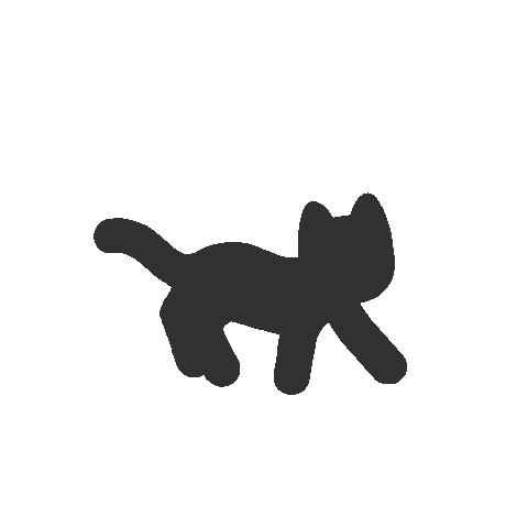 Cat Love Sticker by Tamago Design