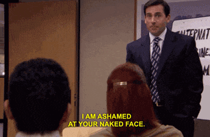 The Office Face GIF