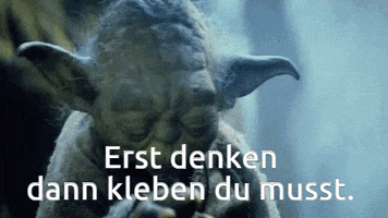 Yoda Erst Denken GIF by 82NC
