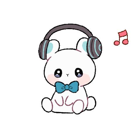 音楽 ヘッドホン Sticker