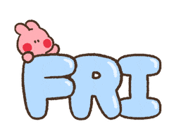 Friday Week Sticker by antomignon