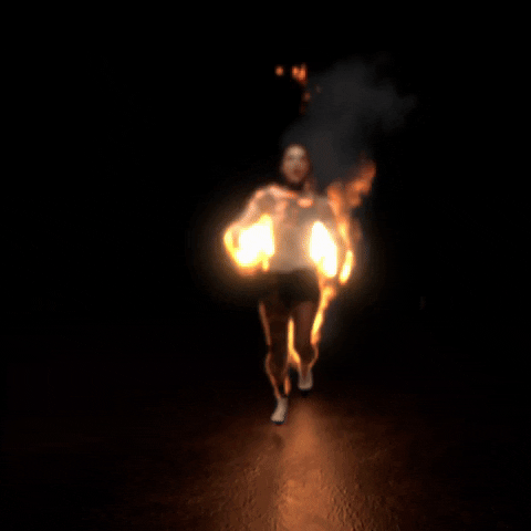 On Fire GIF by St. Vincent