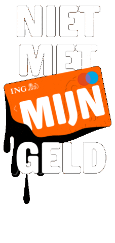 Geld Ing Sticker by Milieudefensie