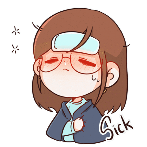 Sick Fever Sticker