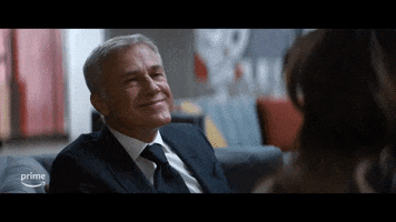 Christoph Waltz Laughing GIF by Amazon Prime Video