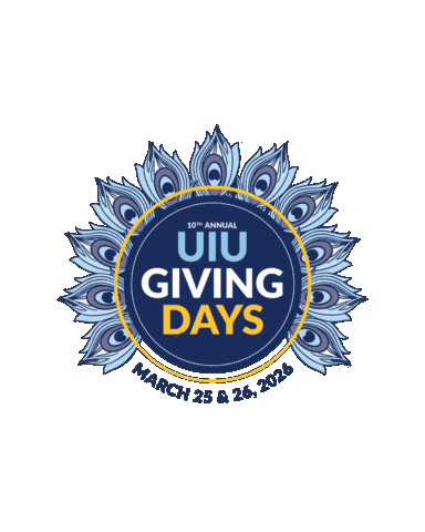 College Peacocks Sticker by Upper Iowa University