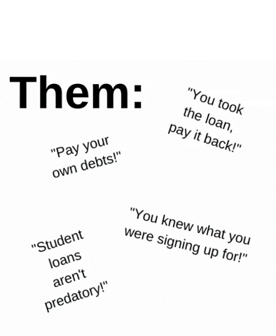 Student Debt GIF by Student Loan Justice