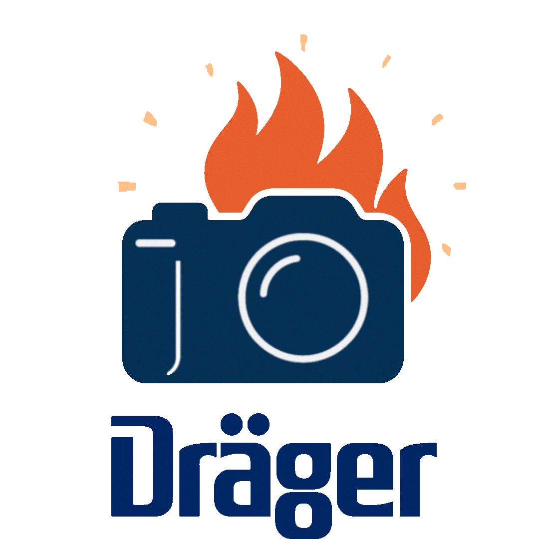 Drager Fire Sticker by Dräger