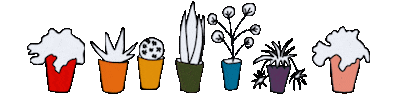 Plant Pot Rainbow Sticker