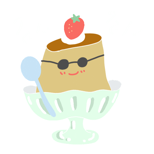 Pudding ぷりん Sticker