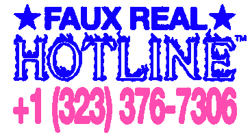 Faux Real Sticker
