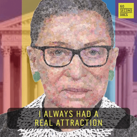 Ruth Bader Ginsburg Attraction GIF by 60 Second Docs