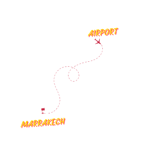 Travel Airport Sticker by Moroccan Musthaves