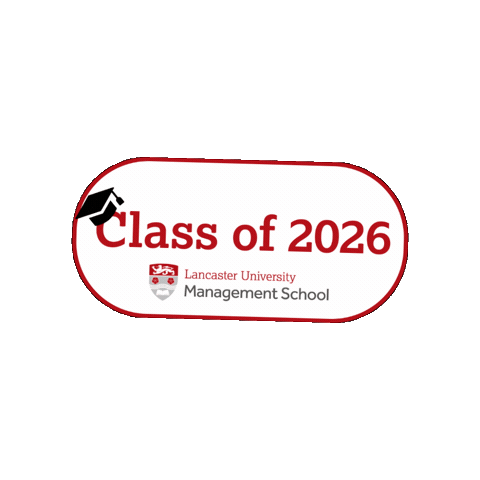 Graduation Lums Sticker by Lancaster University Management School