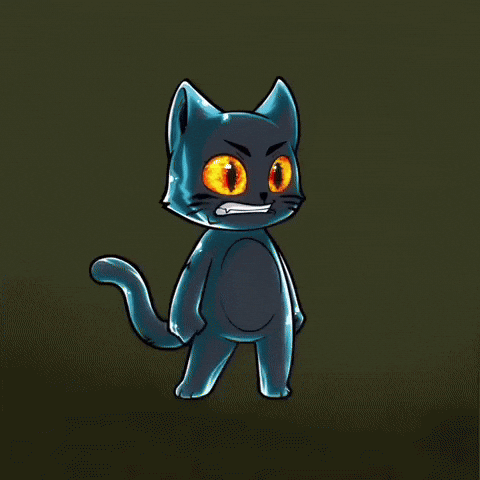 Angry Cat GIF by Hero Galaxy NFT