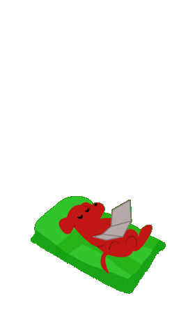 Dog Sunbathing Sticker by Flash Teatro