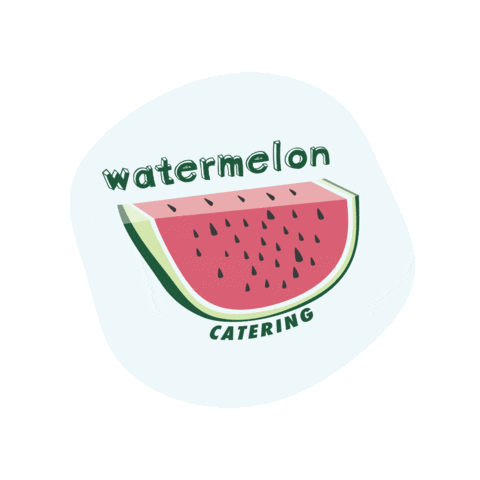 Watermelon Catering Sticker