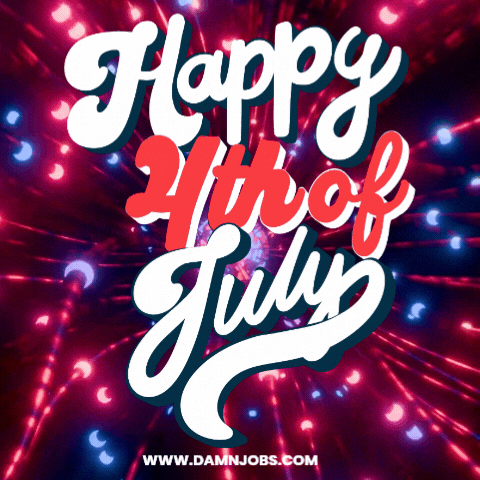 Independence Day Usa Pride GIF by Damnjobs