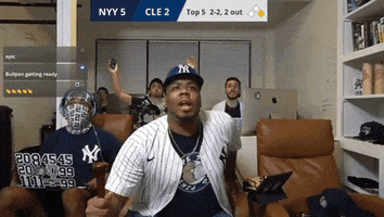 New York Yankees Celebration GIF by Jomboy Media
