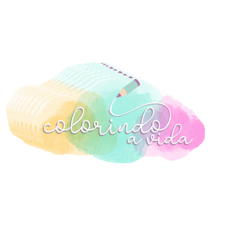 Colorindo a Vida Sticker