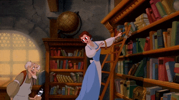 Happy Beauty And The Beast GIF by nounish ⌐◨-◨