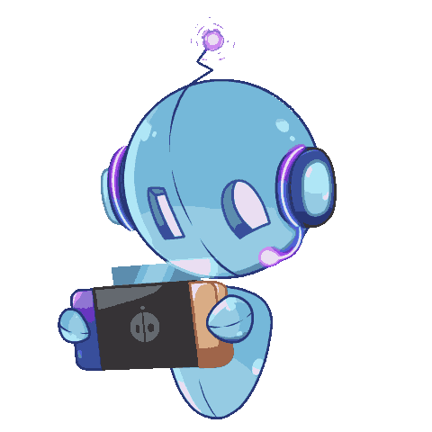 Robot Streaming Sticker by Mr.io Games