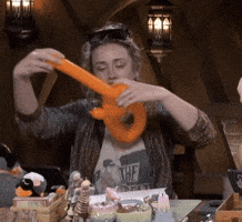 Ashley Johnson Balloon GIF