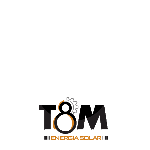 T8M Energia Solar Sticker