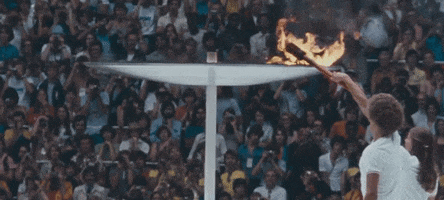 Stronger Together Torch GIF by Olympics