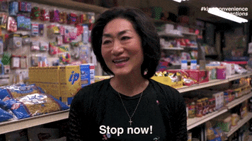 please stop go away GIF by Kim's Convenience