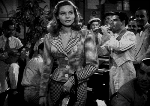 Lauren Bacall GIF by Maudit - Find & Share on GIPHY