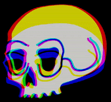skull tattoo GIF