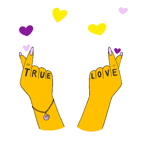 True Love Hearts Sticker by martaduartedias