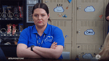 over it dina fox GIF by Superstore