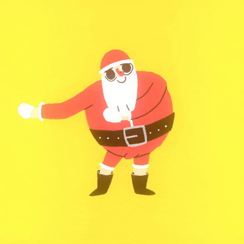 Merry Christmas Dance GIF by Happy Motion