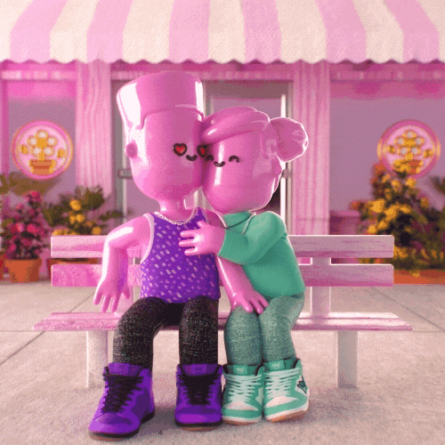 I Love You Hearts GIF by Good Vibes Club