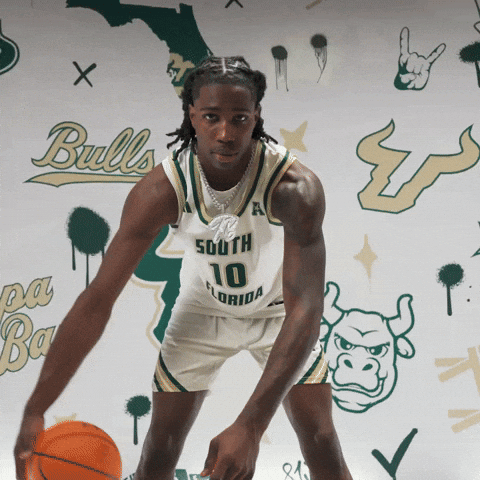 South Florida Basketball GIF by USF Athletics