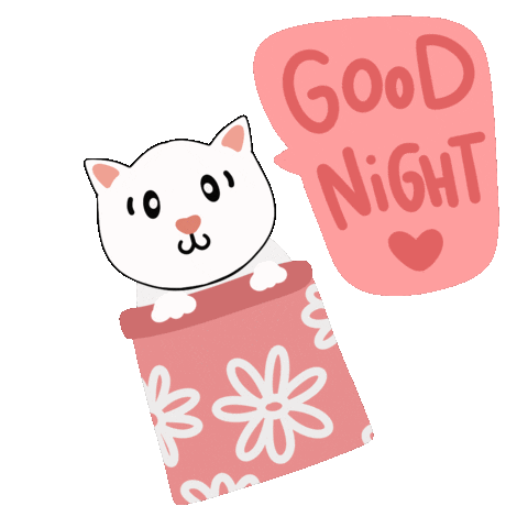 Sleepy Good Night Sticker by Demic