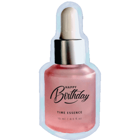 Time Essence Sticker by Happy Birthday Skincare