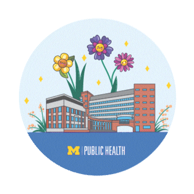 Flowers Emoji Sticker by Michigan Public Health